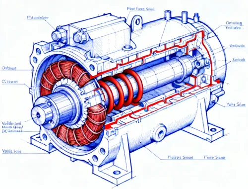 Mitsubishi Electric DC inverter compressor technology diagram